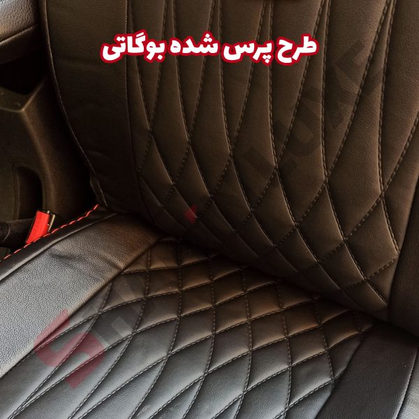روکش صندلی شاهین برند جلوه طرح بوگاتی - تصویر 2