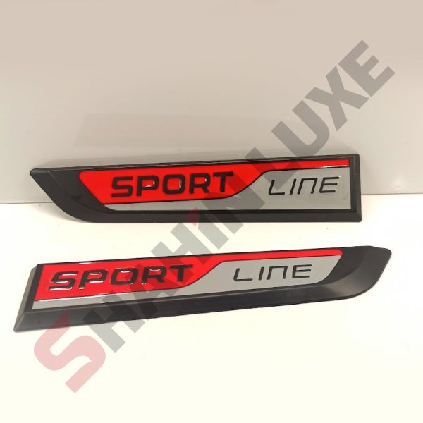 آرم فلزی طرح اسپرت گلگیر خودرو بسته دو عددی - تصویر 3