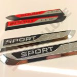 آرم فلزی طرح اسپرت گلگیر خودرو بسته دو عددی - تصویر 2