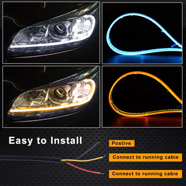 فلکسیبل راهنما رانینگ و ولکام لایت خودرو - تصویر 5