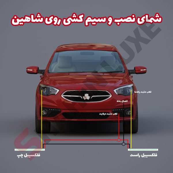 فلکسیبل راهنما رانینگ و ولکام لایت خودرو - تصویر 6