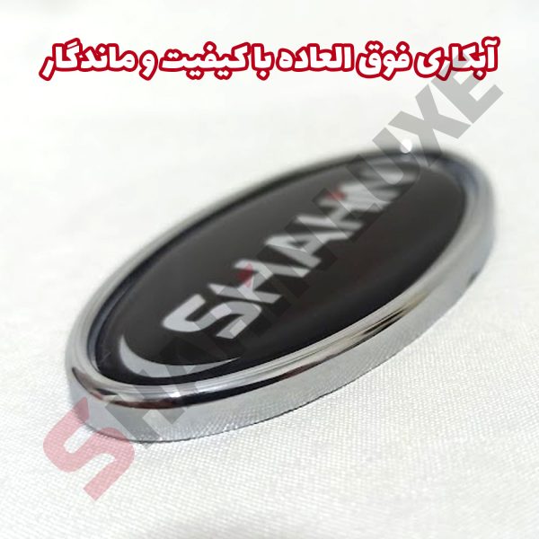 آرم بیضی SHAHIN صندوق و جلوپنجره خودرو شاهین - تصویر 5
