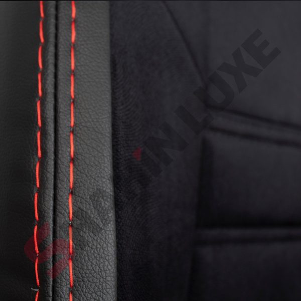 روکش صندلی شاهین برند جلوه طرح مخمل و چرم فراری - تصویر 10