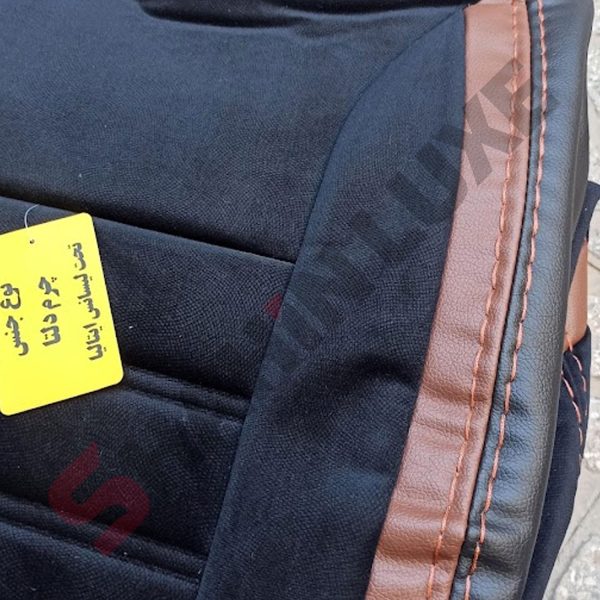 روکش صندلی شاهین برند جلوه طرح مخمل و چرم فراری - تصویر 5