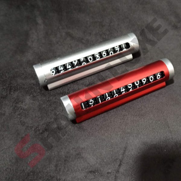 نشانگر پارک نامبر (شماره تلفن) خودرو فلزی - تصویر 3