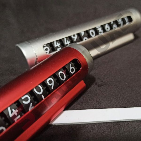 نشانگر پارک نامبر (شماره تلفن) خودرو فلزی - تصویر 5