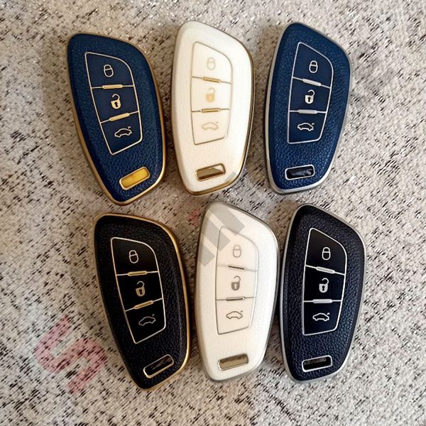 کاور ریموت TPU طرح چرم شاهین مدل لوکس - تصویر 2