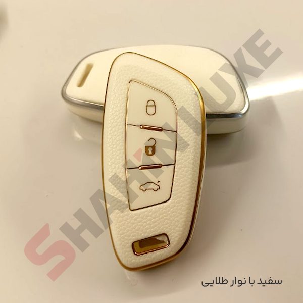کاور ریموت TPU طرح چرم شاهین مدل لوکس - تصویر 9