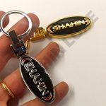 جاکلیدی فلزی استیل با طرح شاهین - تصویر 4