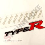 آرم فلزی طرح TypeR - تصویر 2