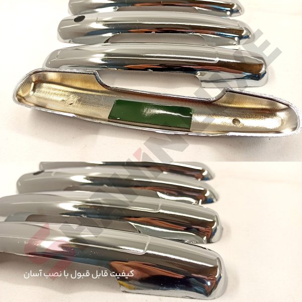 زه کروم دستگیره بیرونی درب اطلس - تصویر 7