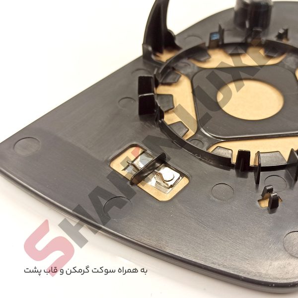 شیشه آیینه بغل شاهین به همراه گرم کن - تصویر 3