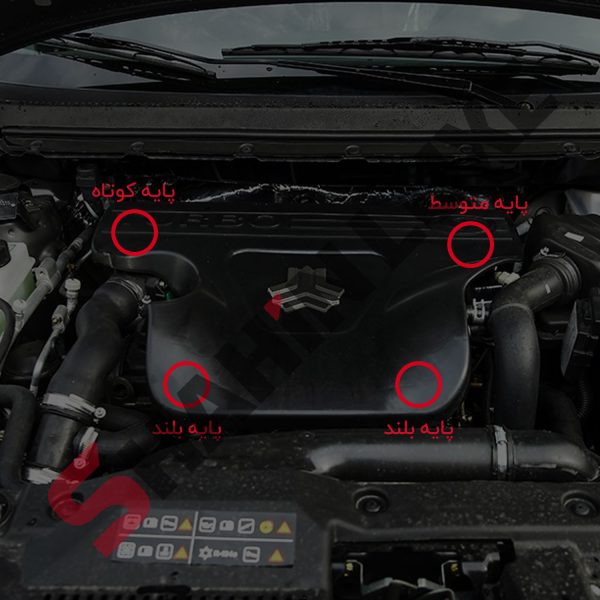 پایه نگهدارنده کاور درب موتور شاهین - تصویر 5