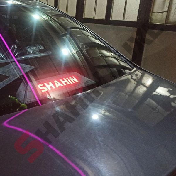 برچسب تزئینی چراغ خطر سوم خودرو شاهین - تصویر 3