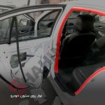 نوار لاستیکی فریم دور درب شاهین - تصویر 2