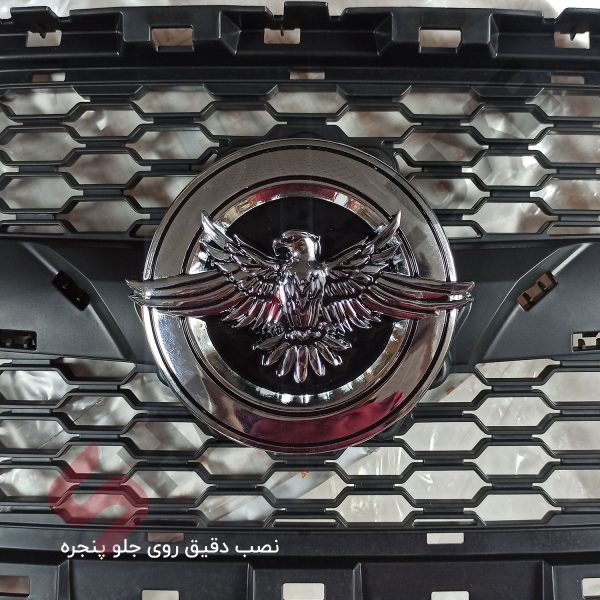 آرم لوگو پرنده جلو پنجره و صندوق شاهین - تصویر 12