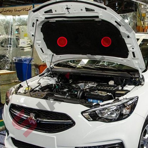 خار نگهدارنده موکت عایق کاپوت شاهین | بسته 9 عددی - تصویر 2